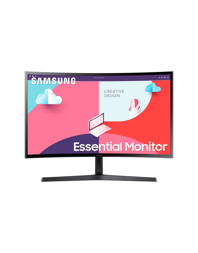 Monitor 27" Samsung S27C366EAU VA 1920x1080/75Hz/4ms/VGA/HDMI/zakrivljeni  - 1