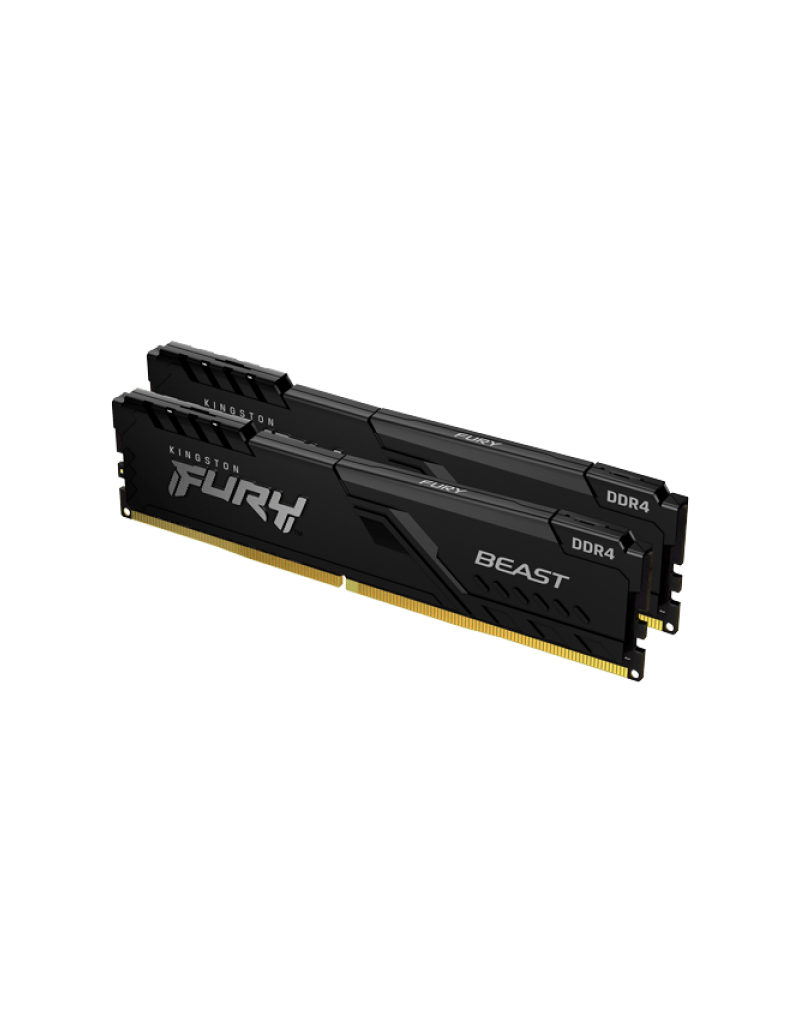 RAM DDR4 64GB (2x32GB) 320MHz Kingston Fury Beast KF432C16BBK2/64  - 1