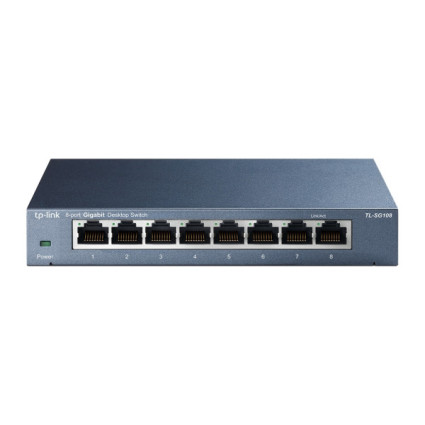 Switch TP-LINK TL-SG108 Gigabit 10/100/1000Mbps  - 1