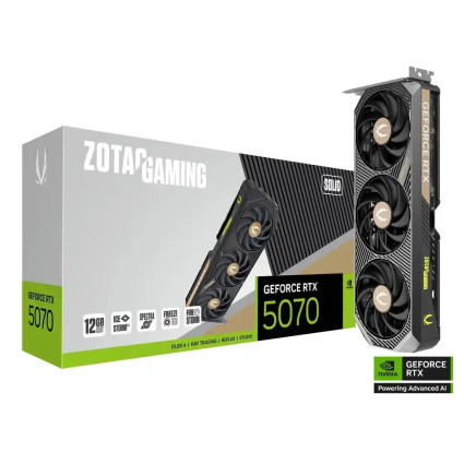 Grafička karta Zotac Gaming Geforce RTX 5070 Solid 12GB DDR7 192 bit 3xDP/HDMI  - 1