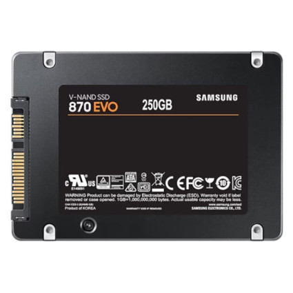 SSD 2.5" SATA Samsung 870 EVO 250GB, 560/530MBs MZ-77E250BW  - 1