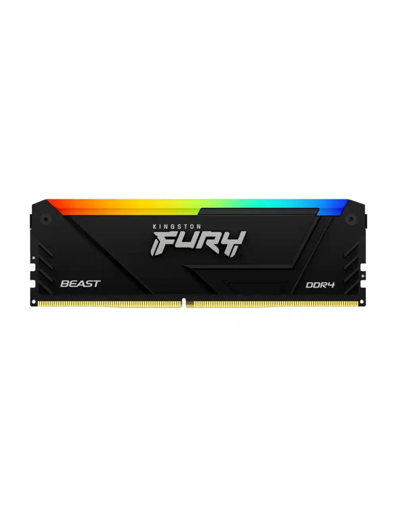 Memorija 8GB DDR4 3600MHz Kingston FURY Beast RGB KF436C17BB2A/8  - 1