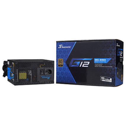 Napajanje 650W Seasonic G12 GC-650 80+ GOLD, SSP-650RT2 (Novi Model 2024)  - 1
