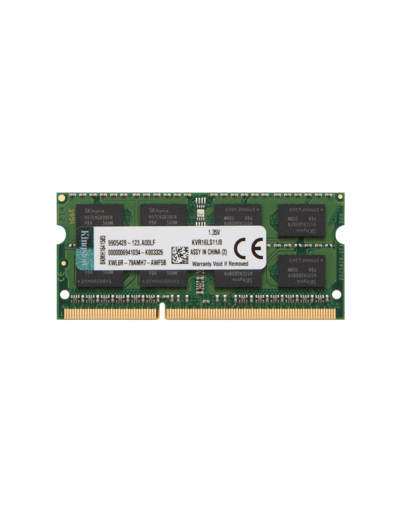 RAM SODIMM DDR3 Kingston 8GB KVR16LS11/8  - 1