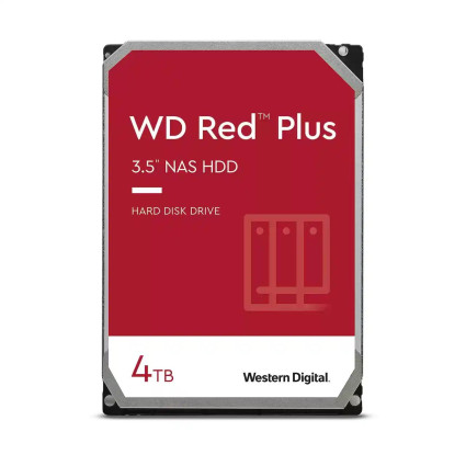 Hard disk 4TB SATA3 Western Digital  256MB WD40EFPX Red Plus  - 1