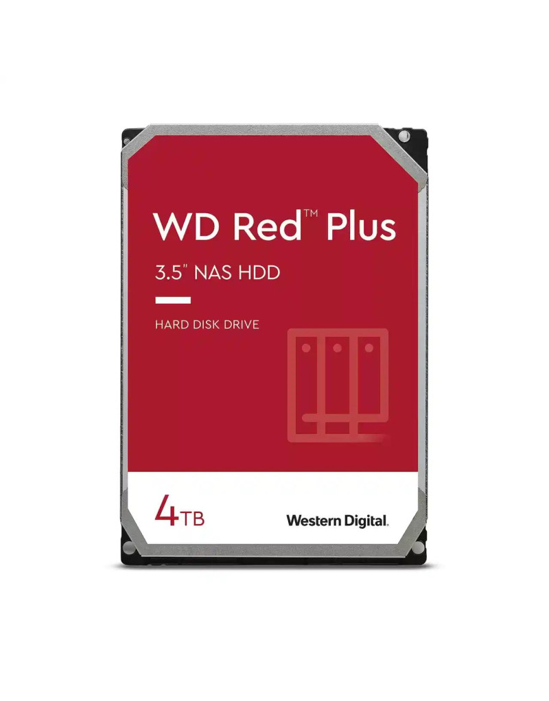 Hard disk 4TB SATA3 Western Digital  256MB WD40EFPX Red Plus  - 1