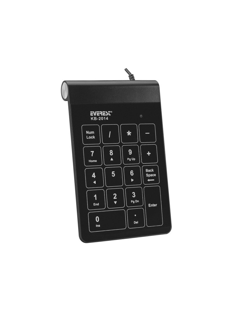 Numerička tastatura Everest KB-2014 USB crna  - 1
