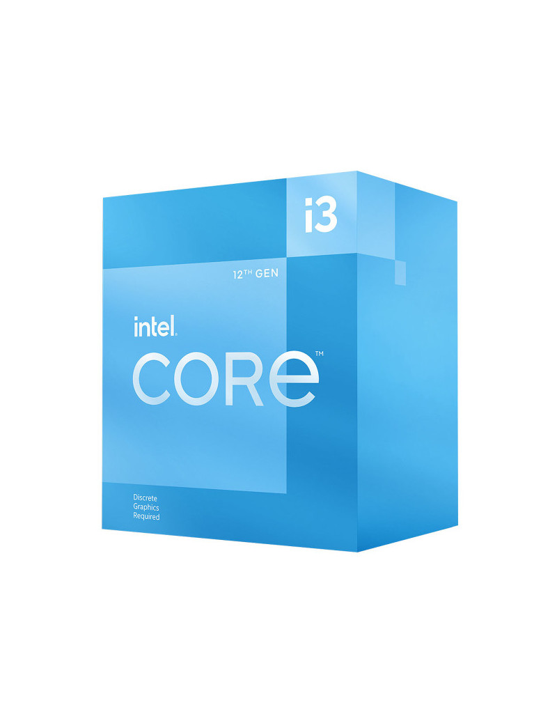 CPU s1700 INTEL Core i3-12100F 4-Core 3.30GHz (4.30GHz) Box  - 1