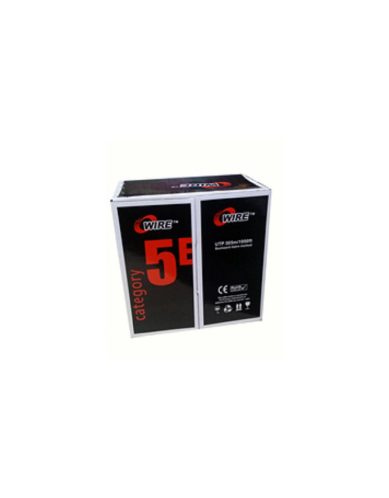 LAN UTP kabl OWIRE Cat5E Solid/CCA/0,5mm/Sivi/305m - 1 LAN UTP kabl OWIRE Cat5E Solid/CCA/0,5mm/Sivi/305m - 1