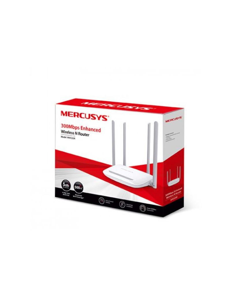 Ruter Mercusys MW325R Enhanced Range Wireless N 300Mbps  - 1