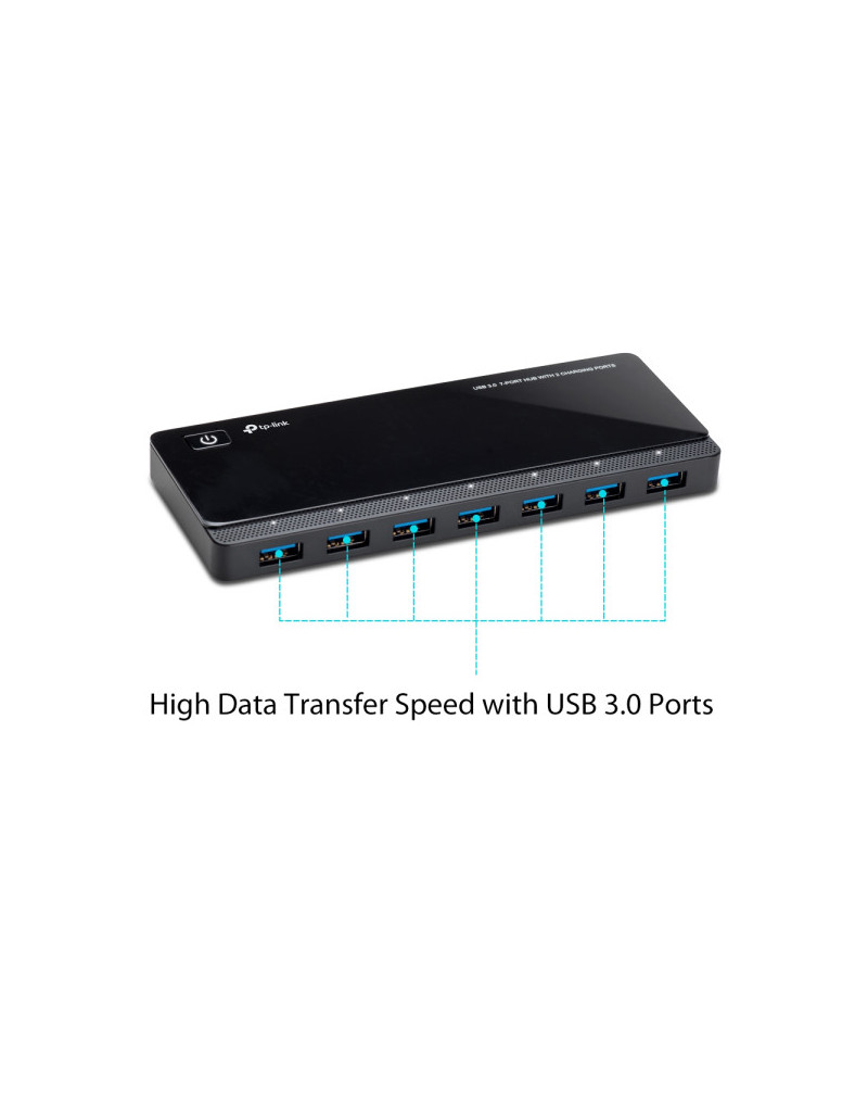 USB HUB 7 port TP-Link UH720 3.0 5V/2.4A  - 1