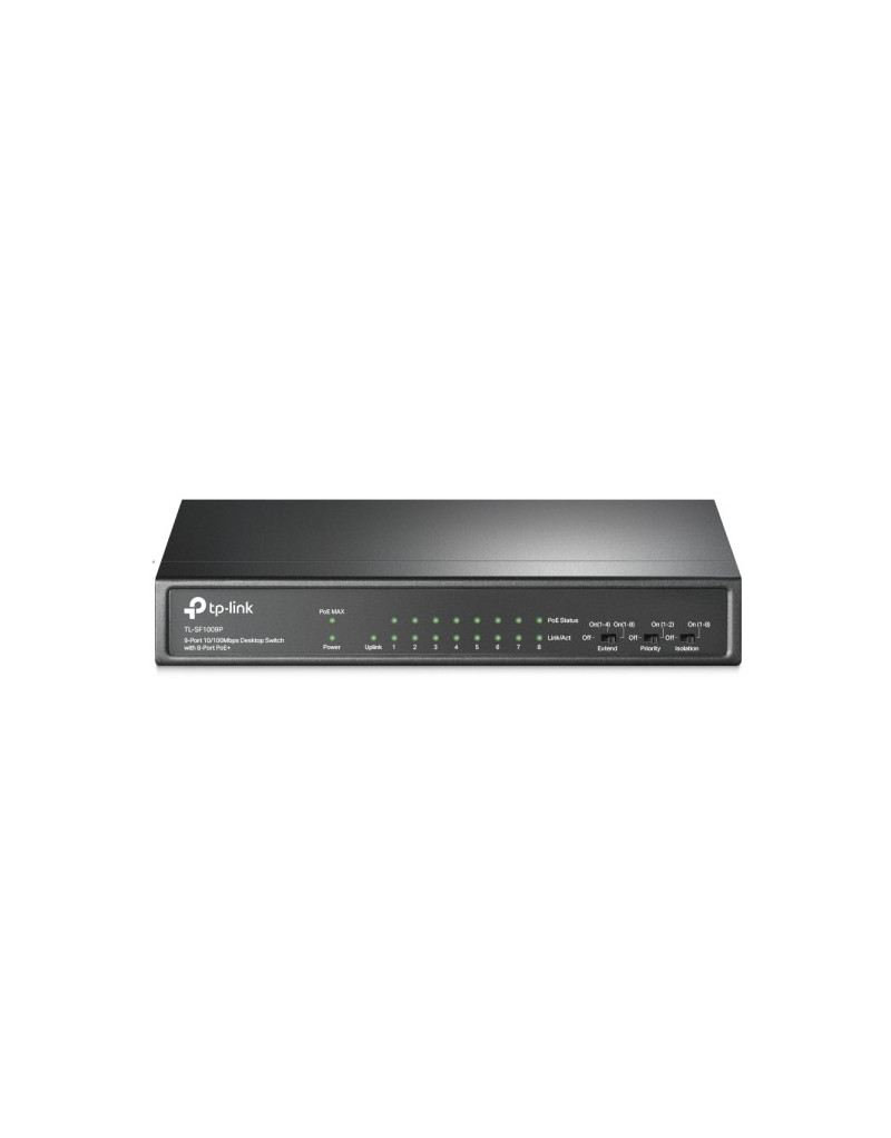 LAN Switch TP-LINK TL-SF1009P 9port 10/100Mbs/8 PoE  - 1