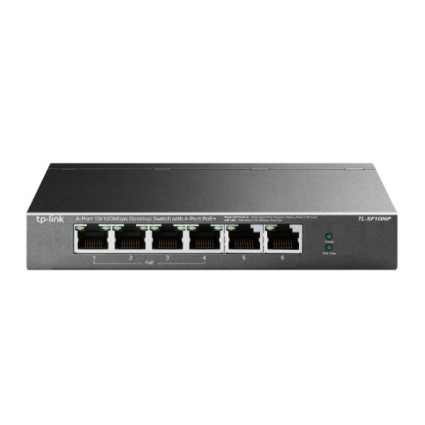 LAN Switch TP-LINK TL-SF1006P 6-port 10/100 4-Port PoE+  - 1