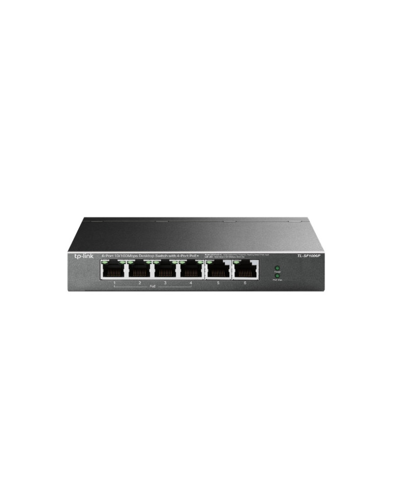 LAN Switch TP-LINK TL-SF1006P 6-port 10/100 4-Port PoE+  - 1