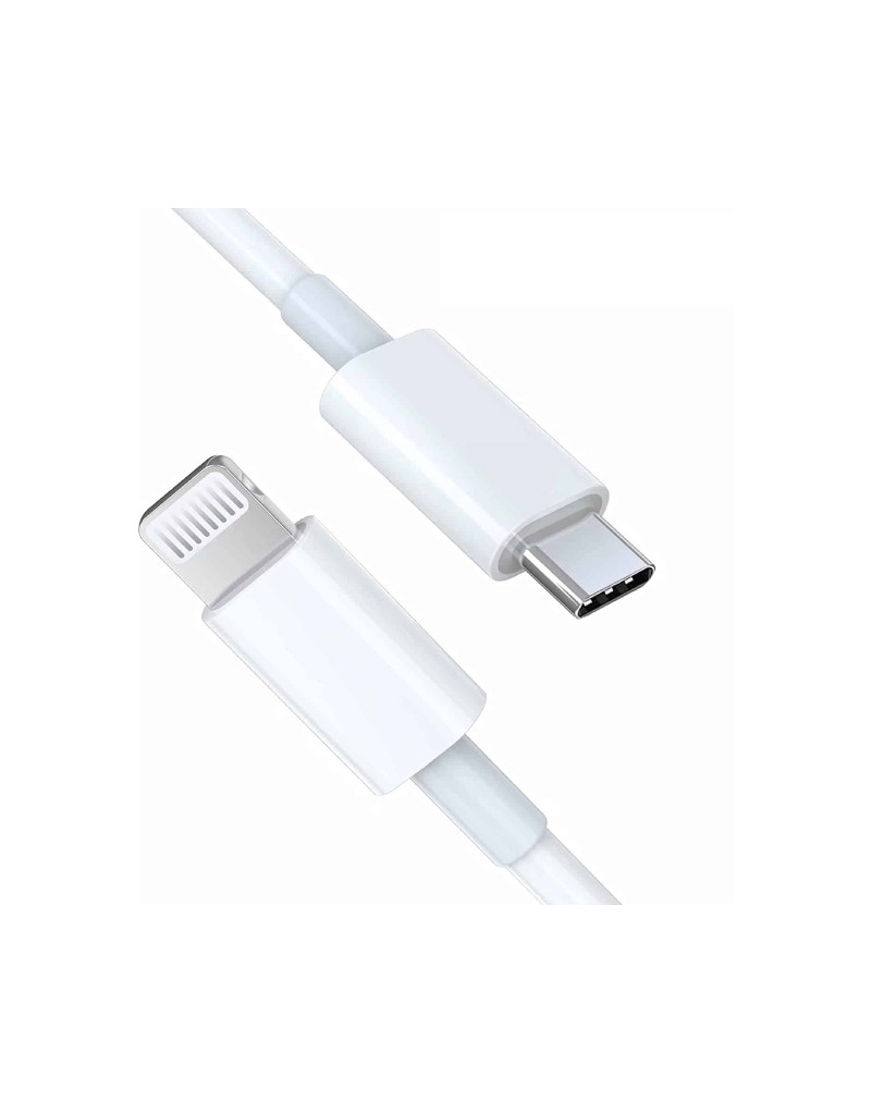 Kabl 3.1 USB tip C na iPhone Lighting 5,6,7 2.4 A, 2m beli E-GREEN - 1