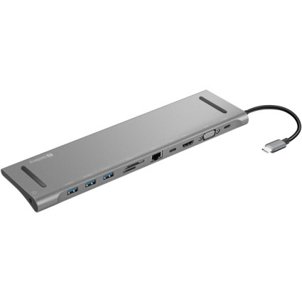 Docking station Sandberg 10in1 USB-C - HDMI/VGA/LAN/3xUSB 3.0/USB C 136-31  - 1