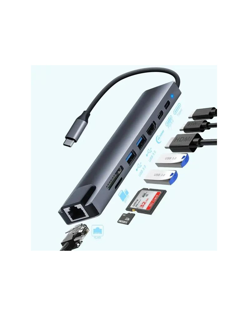 Adapter-konverter USB Tip C Zeus 11/1--- - 1 Adapter-konverter USB Tip C Zeus 11/1--- - 1