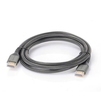 Kabl HDMI na HDMI 2.1 18 Gold 8K (m/m) 3m sivi  - 1