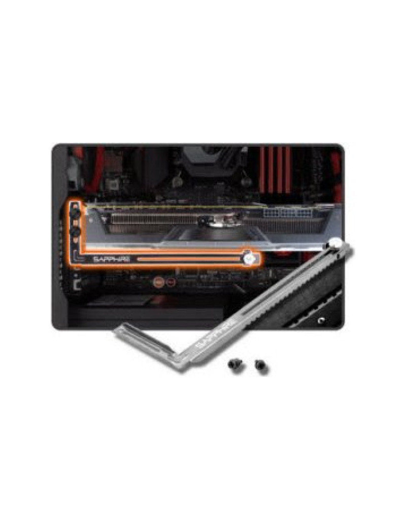Drzac graficke karte Sapphire Nitro Gear Card Support, 4N003-01-20G - 1 Drzac graficke karte Sapphire Nitro Gear Card Support, 4N003-01-20G - 1