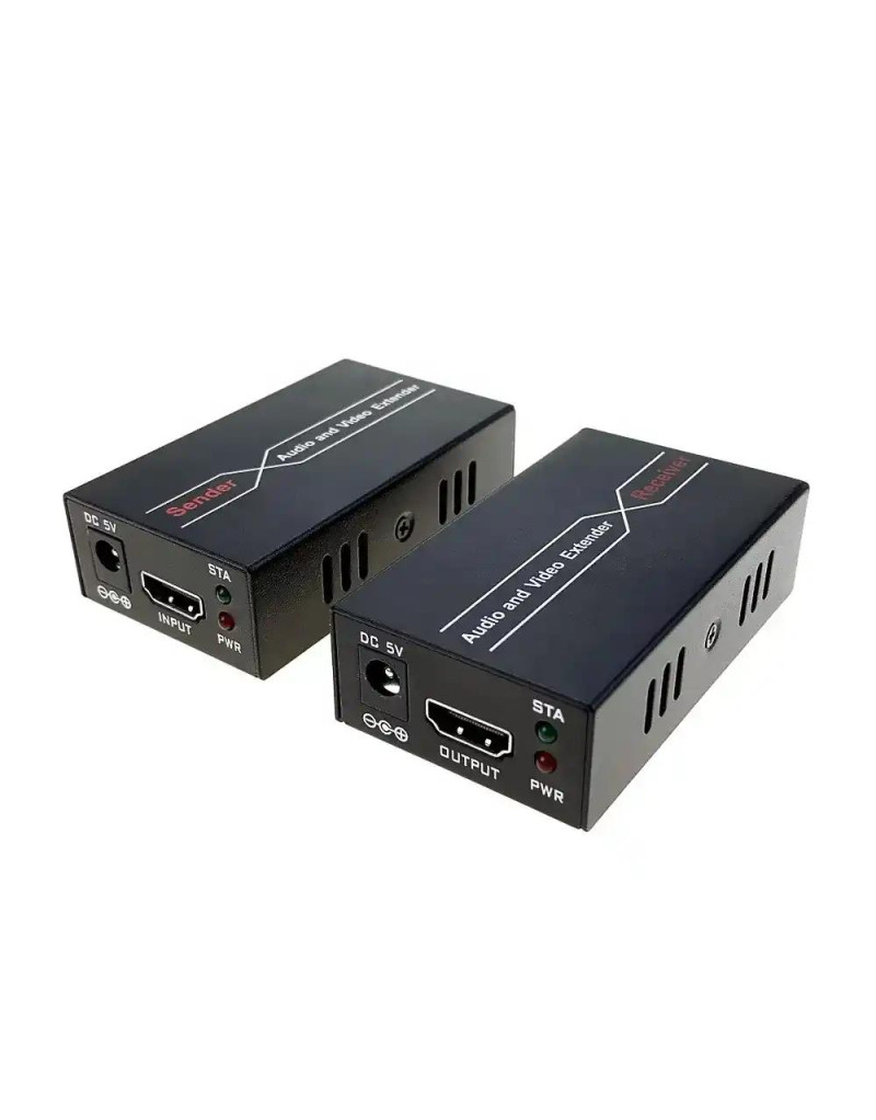 HDMI ekstender aktivni 60m 1080P HEX-K60 Kettz  - 1