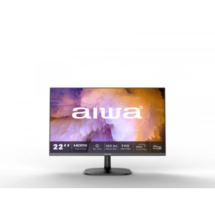Monitor 22" Aiwa MF2219-B IPS 1920x1080/100Hz/5ms/HDMI/VGA/VESA  - 1