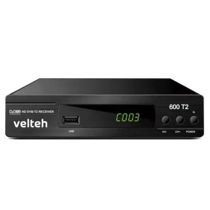 Digitalni risiver DVB-T2 Velteh 600T2 H-264  - 1
