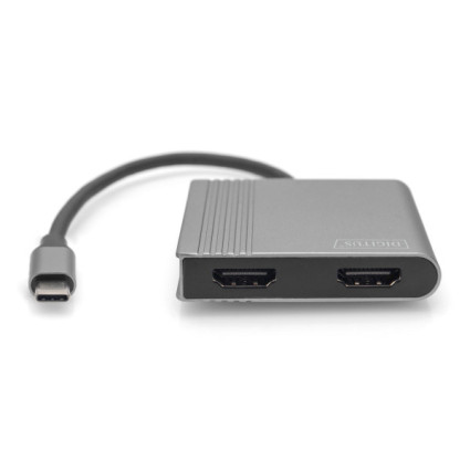 Adapter Digitus DA-70828 USB-C - 2xHDMI  - 1