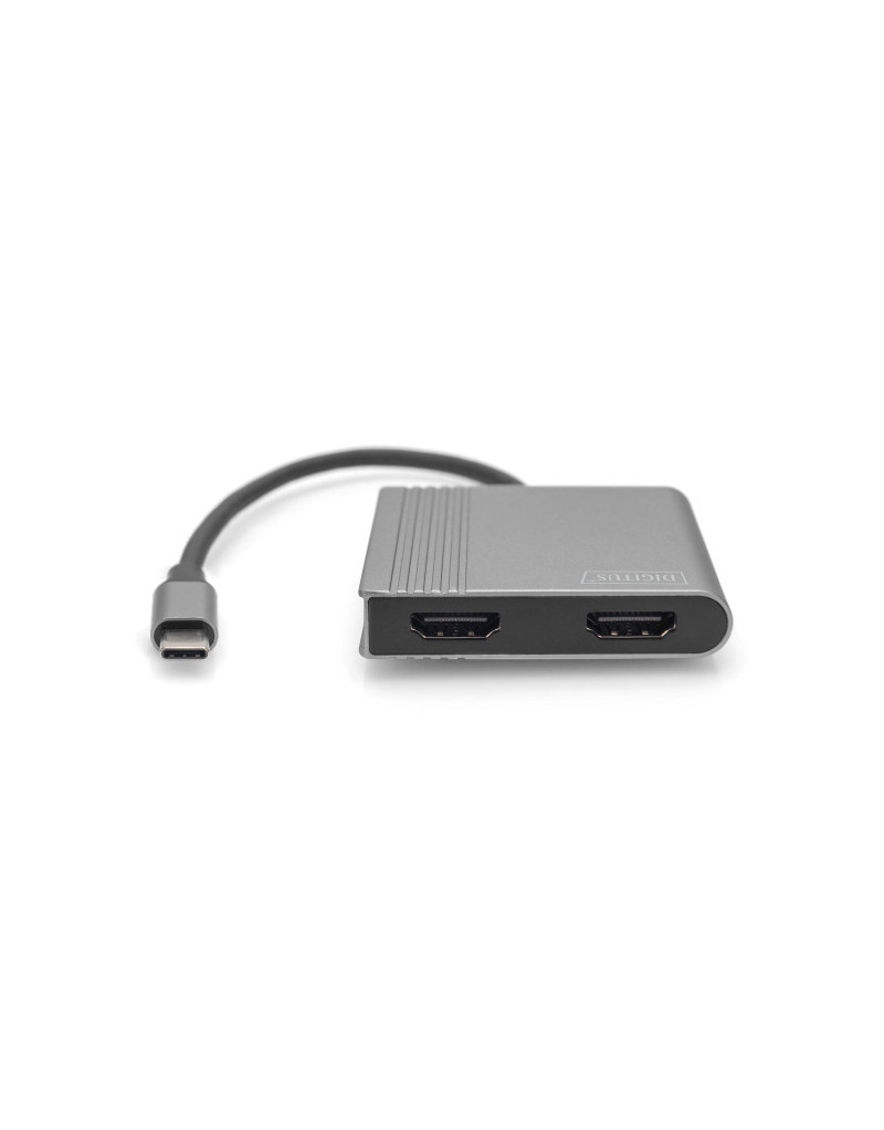 Adapter Digitus DA-70828 USB-C - 2xHDMI  - 1