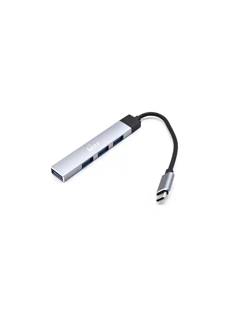 USB Hub 4 port Kettz 3-0 HUB-C40 Tip C - 1 USB Hub 4 port Kettz 3-0 HUB-C40 Tip C - 1