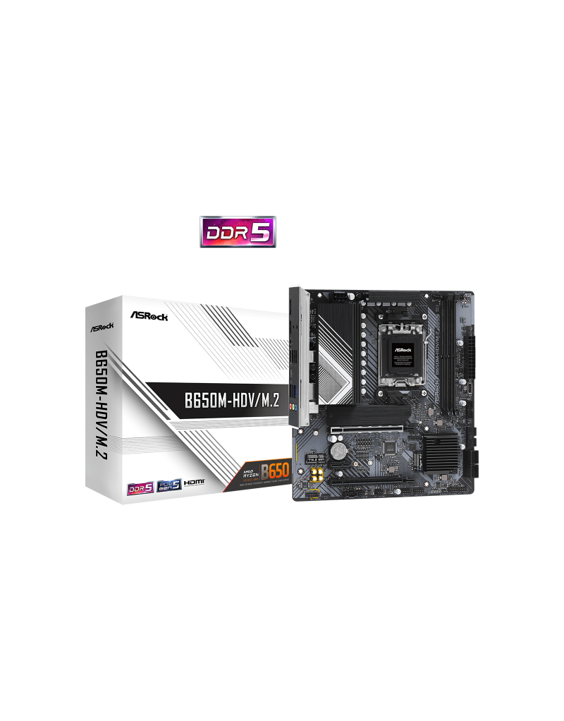MB AM5 ASRock B650M-HDV/M.2 - 1 MB AM5 ASRock B650M-HDV/M.2 - 1