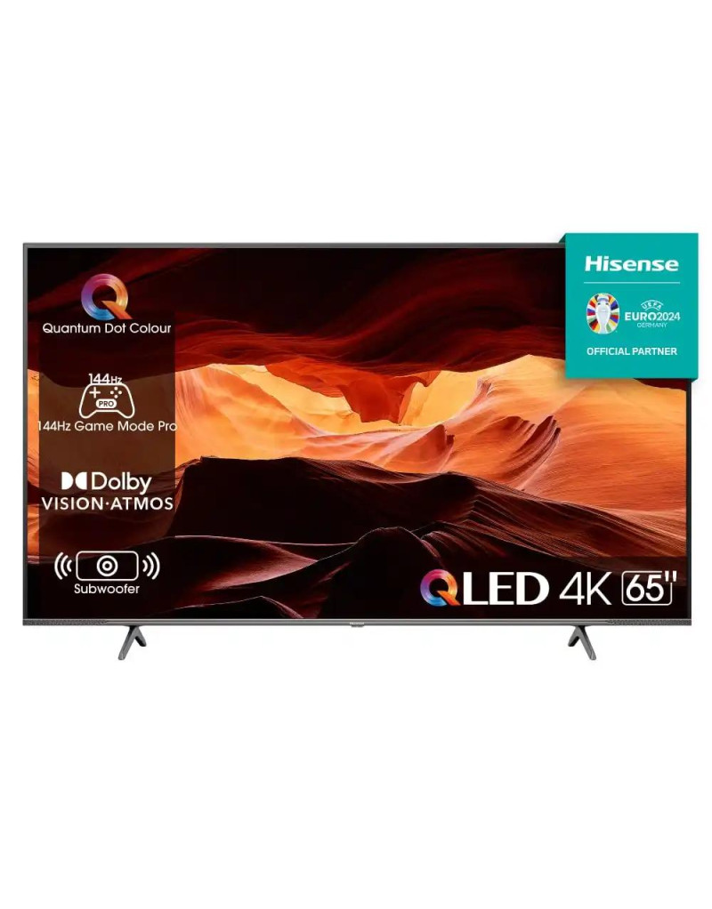 SMART QLED TV 65 Hisense 65E7KQ PRO 3840x2160/UHD/4K/DVB-T/T2/C/S/S2  - 1