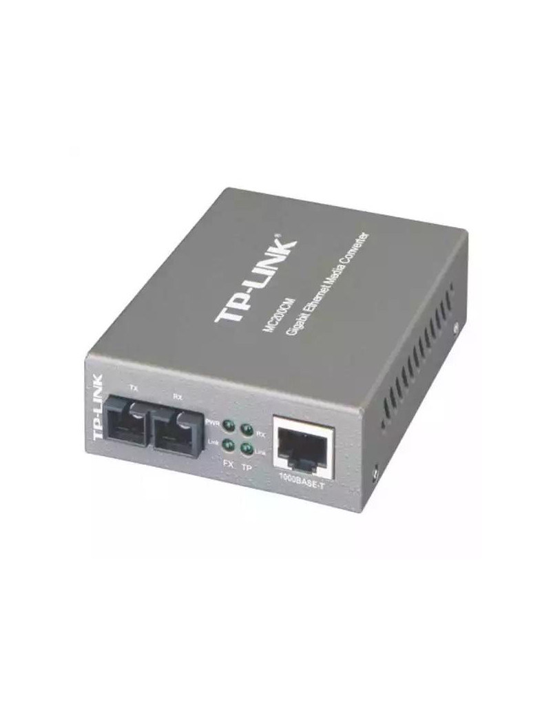 Mrežni media konverter 10/100/1000 TP-Link MC200CM multimode 550m -SC- - 1 Mrežni media konverter 10/100/1000 TP-Link MC200CM multimode 550m -SC- - 1