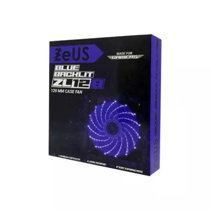 Case Cooler 120x120 ZEUS Blue led light  - 1
