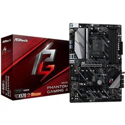 Matična ploča AM4 ASrock X570 Phantom Gaming 4 DP/HDMI Outlet  - 1