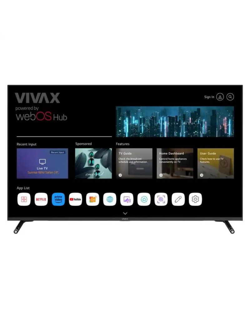 SMART LED TV 55 Vivax 55S60WO 3840x2160/UHD/4K/DVB-T2/S2  - 1