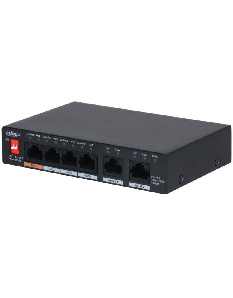 PFS3006-4GT-60-V2 4port PoE switch DAHUA - 4