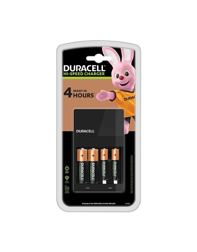 Punjač akumulatora + 2 AA 1300mAh i 2 AAA 750mAh DURACELL - 1