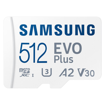 Memorijska kartica EVO PLUS MicroSD 512GB class 10 + Adapter MB-MC512SA SAMSUNG - 1