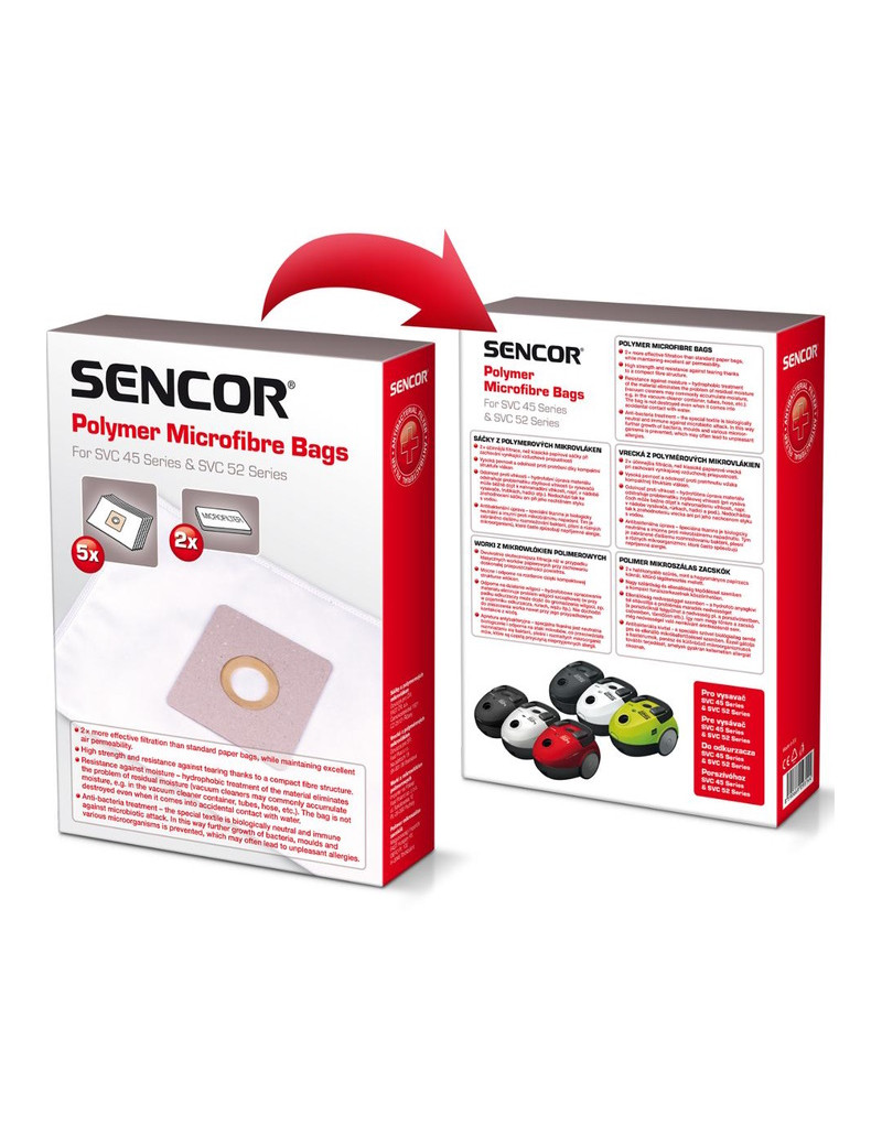 SVC 45/52 MICRO FIBER kese za usisivač SENCOR - 3