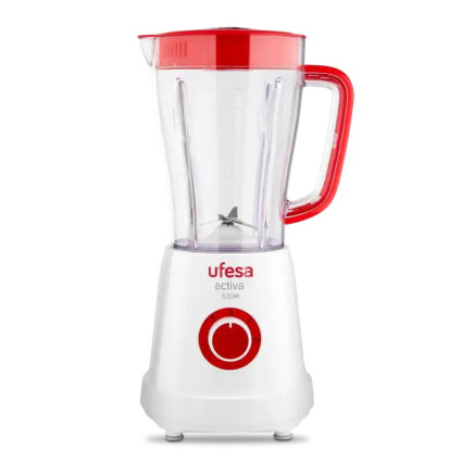 Blender Ufesa BS4707 activa/belo crveni/snaga 500W/zapremina 1-5l  - 1