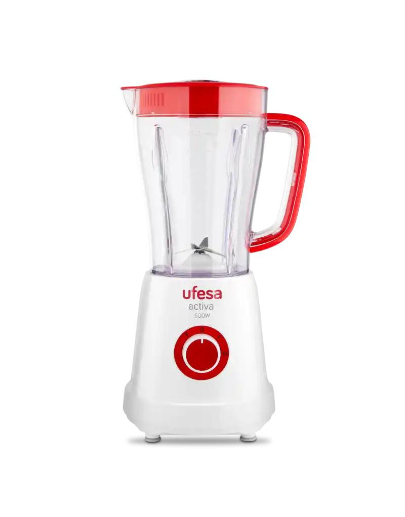 Blender Ufesa BS4707 activa/belo crveni/snaga 500W/zapremina 1-5l  - 1