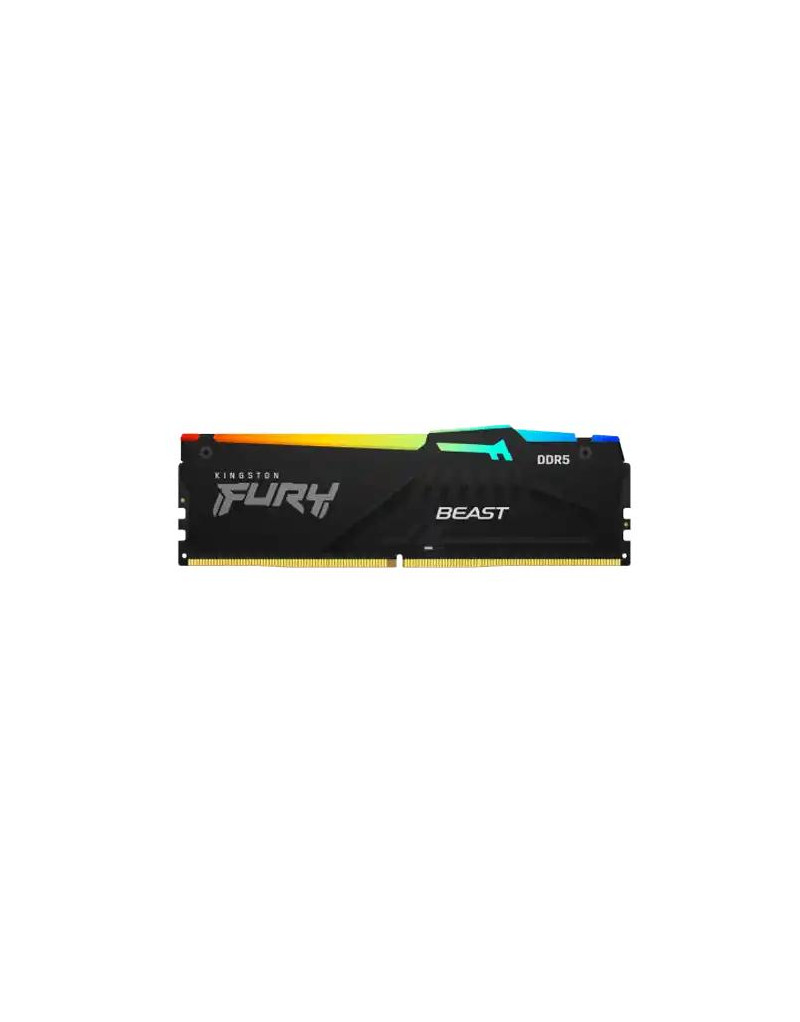 Memorija DDR5 32GB -2x16GB- 6000MT/s Kingston Fury Beast RGB KF560C40BBAK2-32  - 1