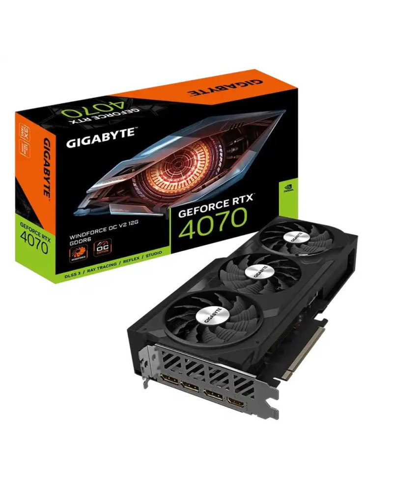  Grafička karta Gigabyte GeForce RTX 4070 GV-N4070WF3OCV2-12GD 12GB  192bit ---  - 1