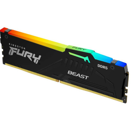 DIMM DDR5 8GB 5600MT/s KF556C36BBEA-8 Fury Beast RGB EXPO KINGSTON - 1