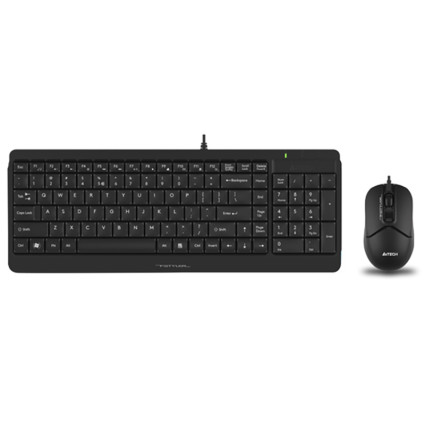 F1512S FSTYLER USB YU crna tastatura + USB crni miš A4 TECH - 1