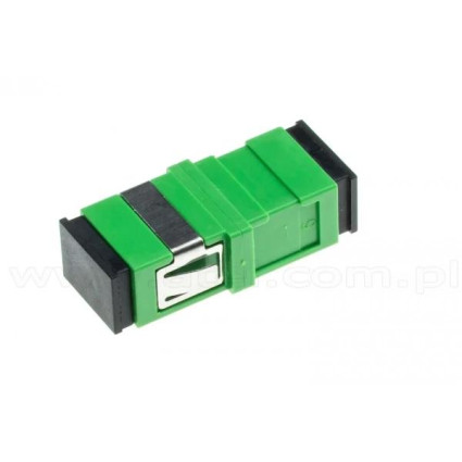  SC-APC / SC-APC singlemode simplex fiber adapter, APC -angle-polished---  - 1