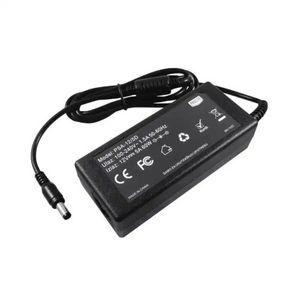 Ispravljač za napajanje kamera 12V 5A PSA-12/5D  - 1
