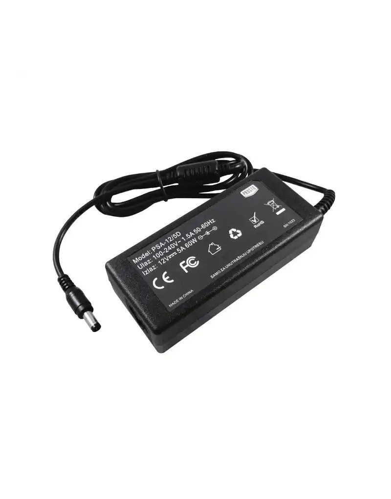 Ispravljač za napajanje kamera 12V 5A PSA-12/5D - 1 Ispravljač za napajanje kamera 12V 5A PSA-12/5D - 1