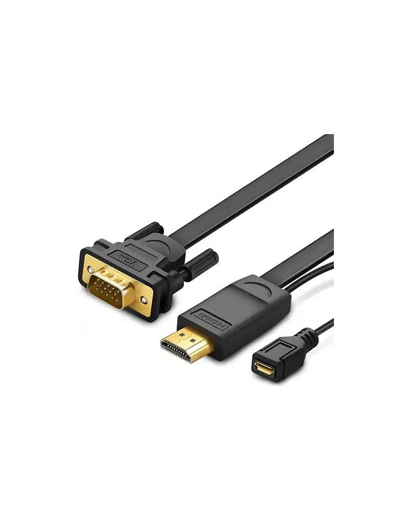 Kabl konverter HDMI - VGA 1-5m Ugreen - 1 Kabl konverter HDMI - VGA 1-5m Ugreen - 1