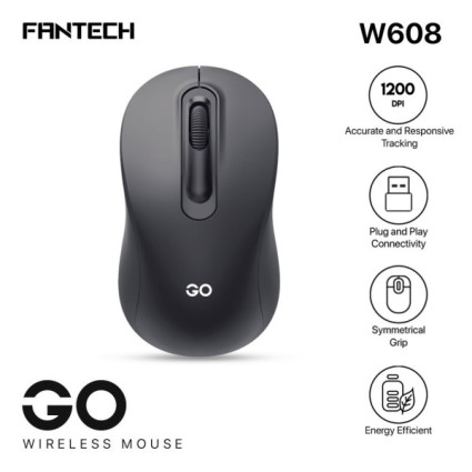 Miš Wireless Fantech W608 GO crni  - 1